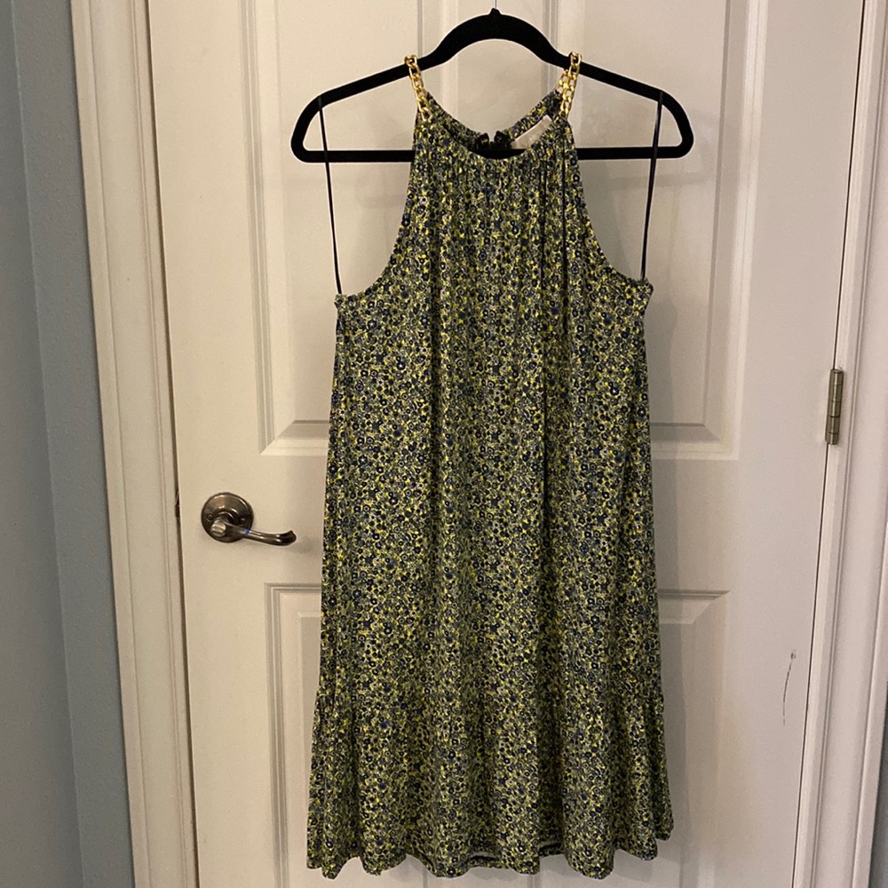 Michael Kors Chain Halter Dress